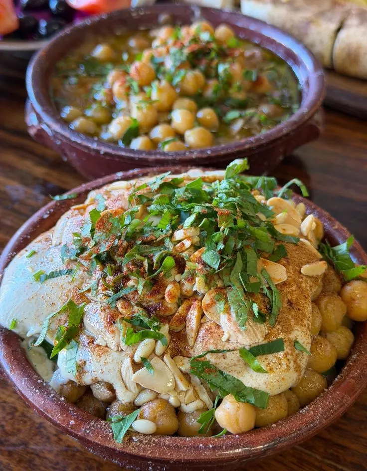 Chickpea Salad with Fresh Herbs and Scallions