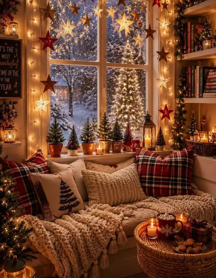 Cozy Christmas Living Rooms