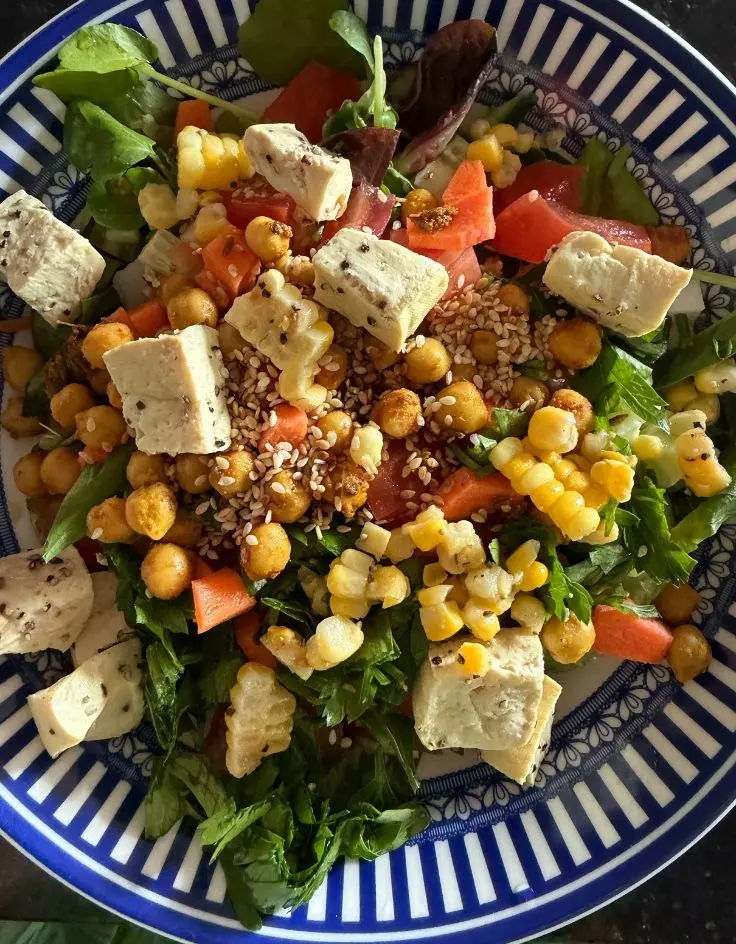 Roasted Chickpea Salad