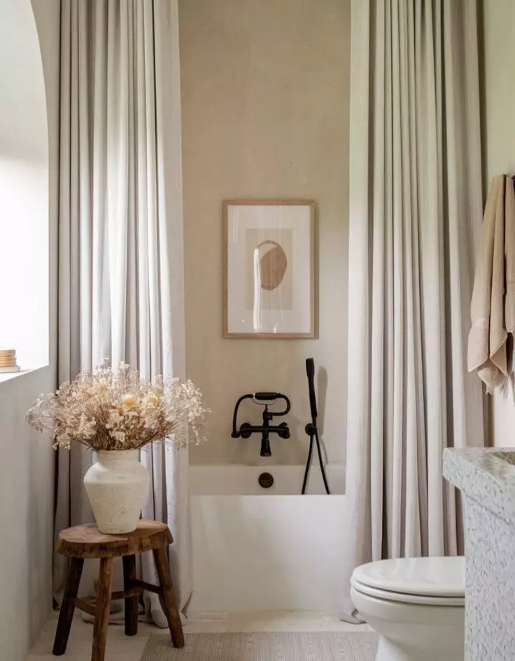 Fabric Shower Curtain
