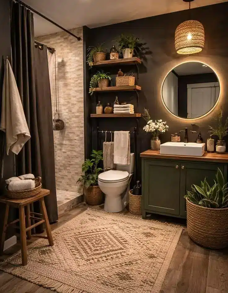 Moody Bathroom