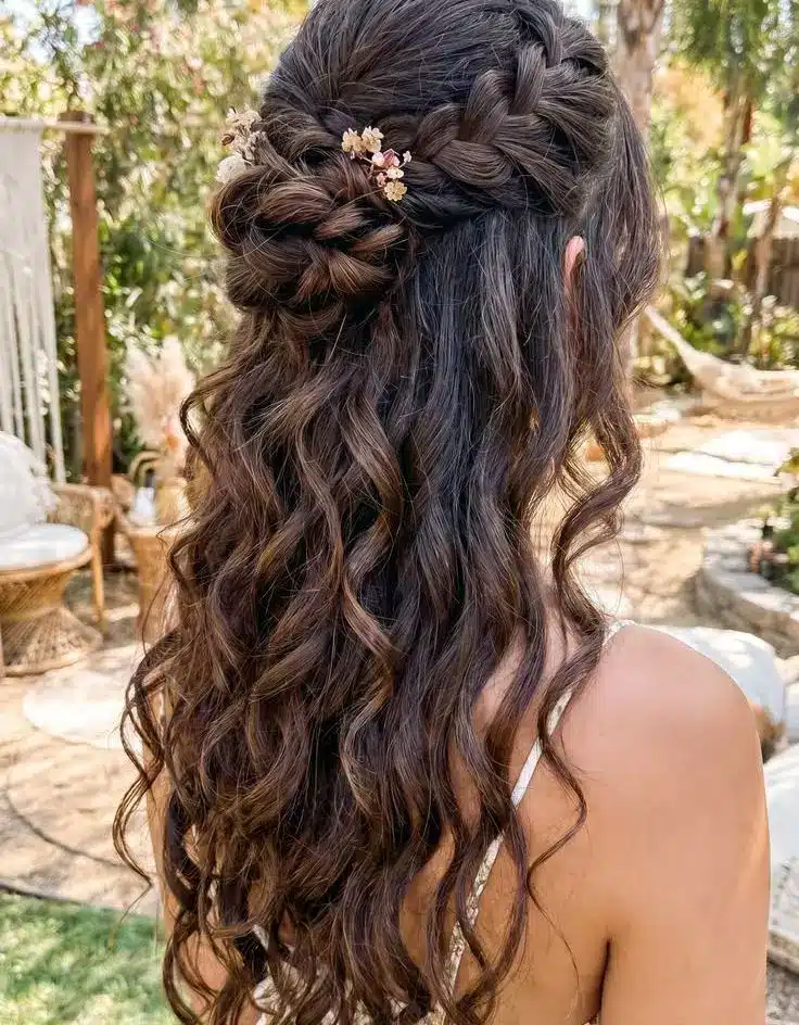 Wedding Guest Updos Half Up Half Down