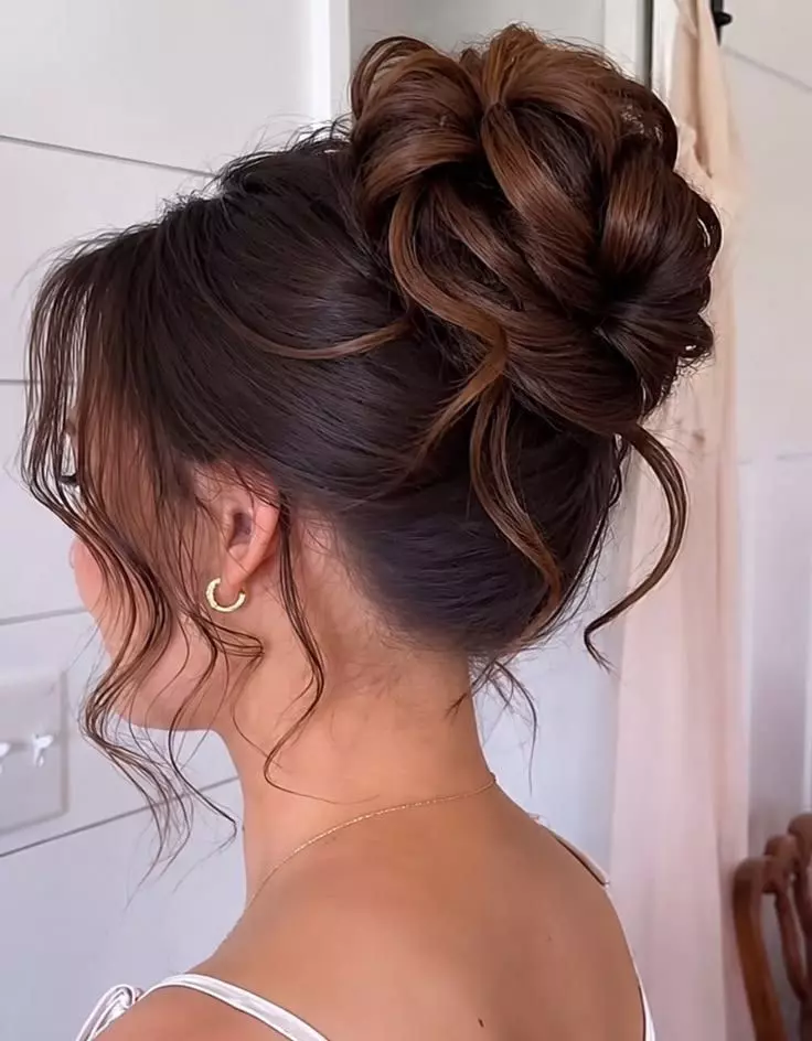 Prom Updo Hairstyles Medium Length