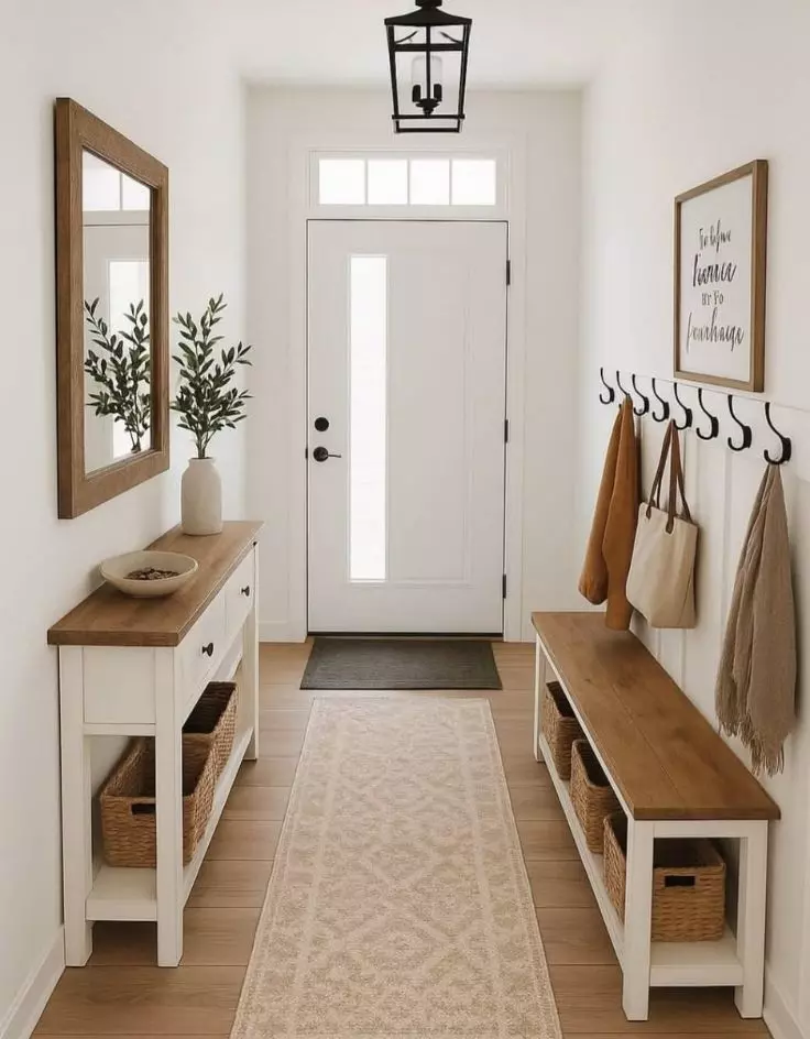 White Entry Way Ideas