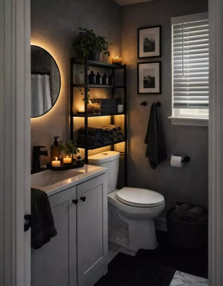 Moody Bathroom Small Design Solutions