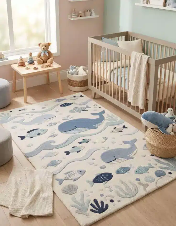 Rugs Nautical Nursery Ideas