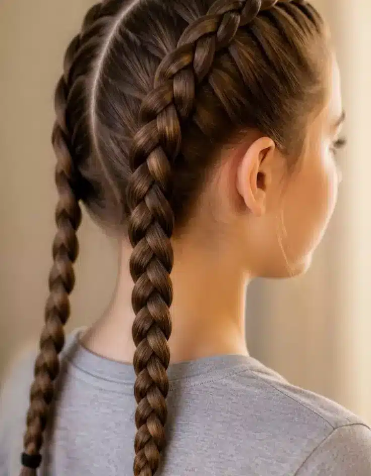 Dutch Braid Hairstyles for Kids