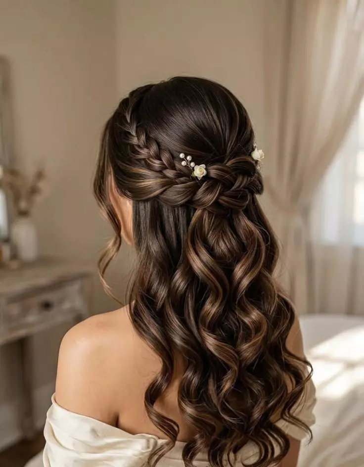Prom Updo Hairstyles Half Up Half Down