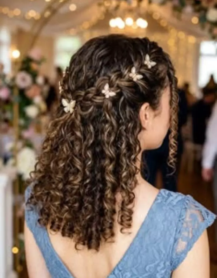 Homecoming Hairstyles for Curly Hair