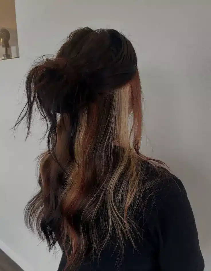 Dark Calico Hair