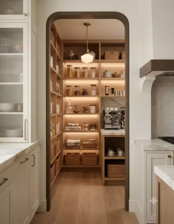 Hidden Butler's Pantry Ideas