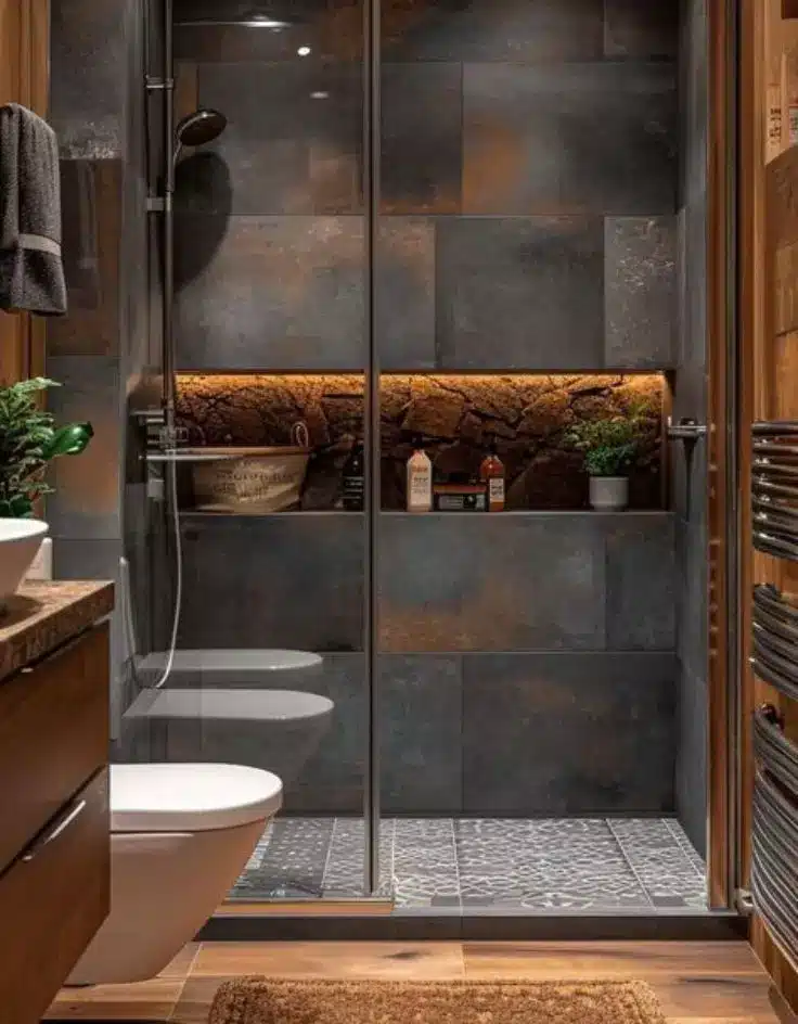 Black Moody Bathroom