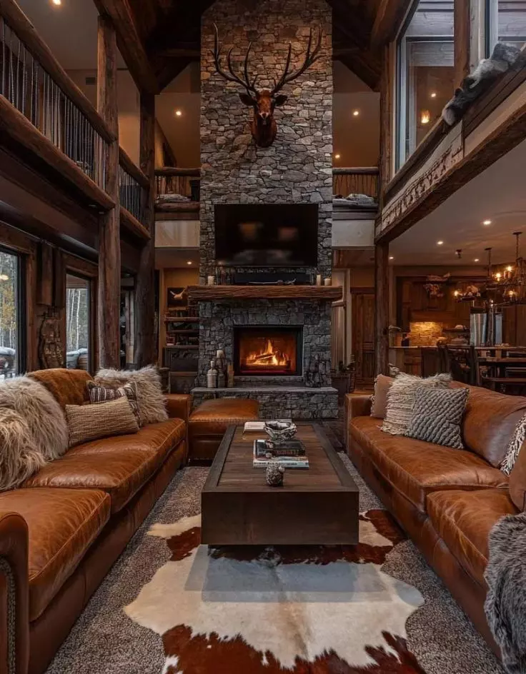 Country Cozy Living Rooms