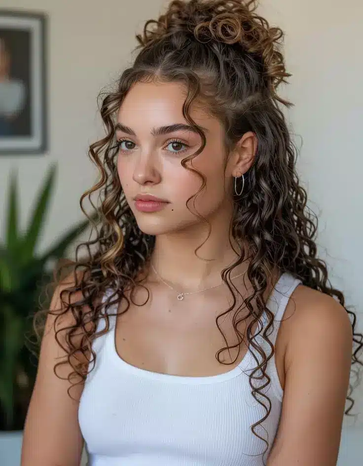 Messy Curly Updo Hairstyles