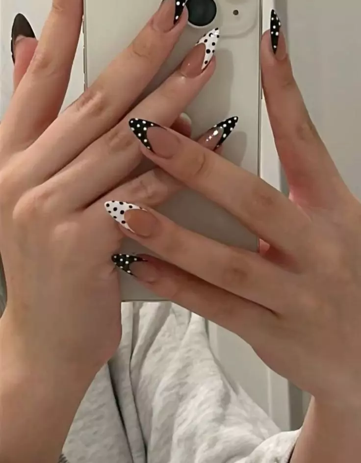 Elegant Black and White Nail Designs