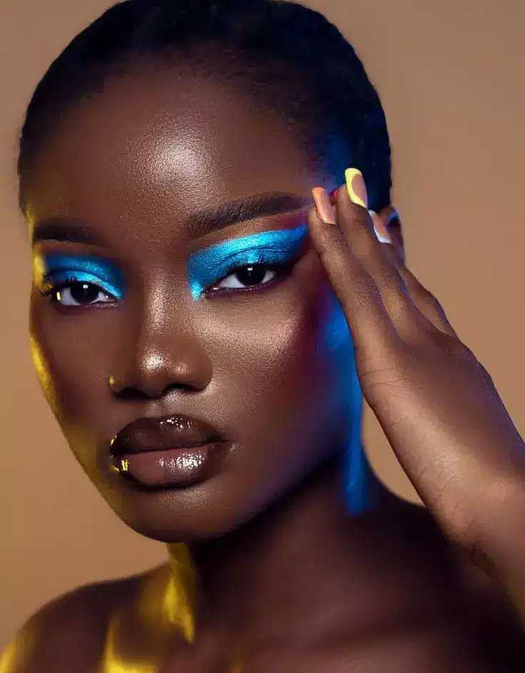 Warm Makeup and Nails