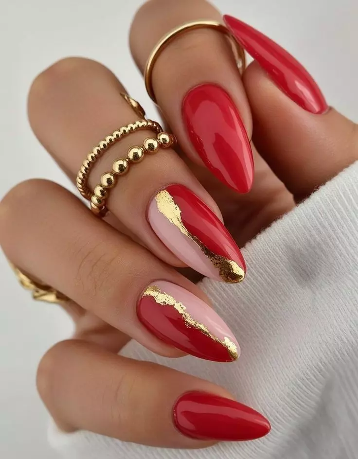 Classy Red Nail Designs
