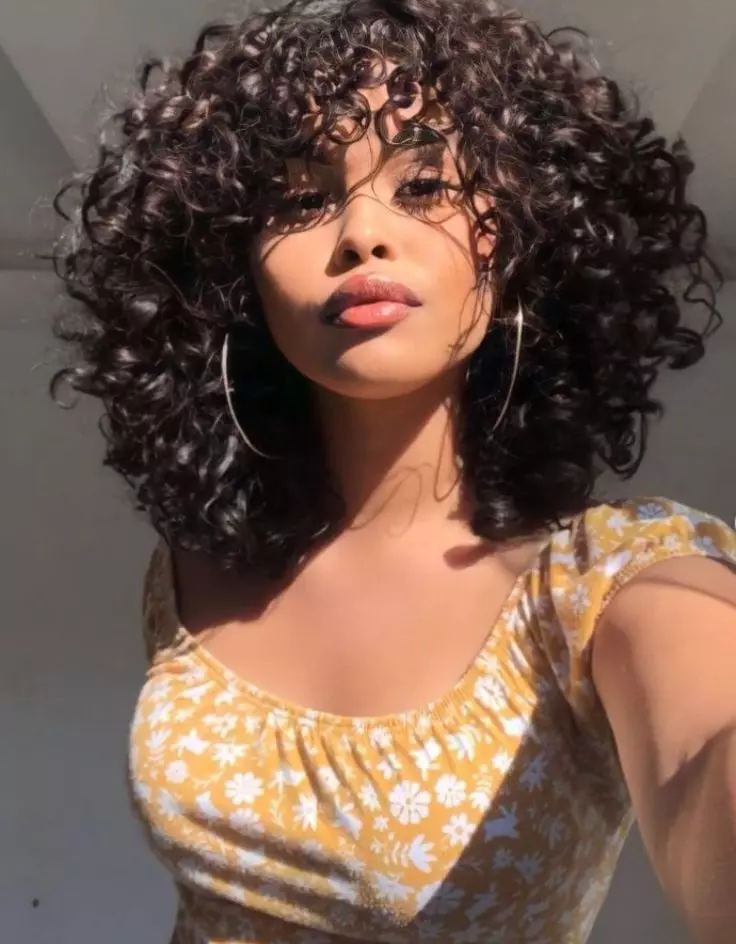 Short Curly Hair Aesthetic