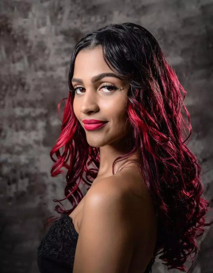 Burgundy Highlights