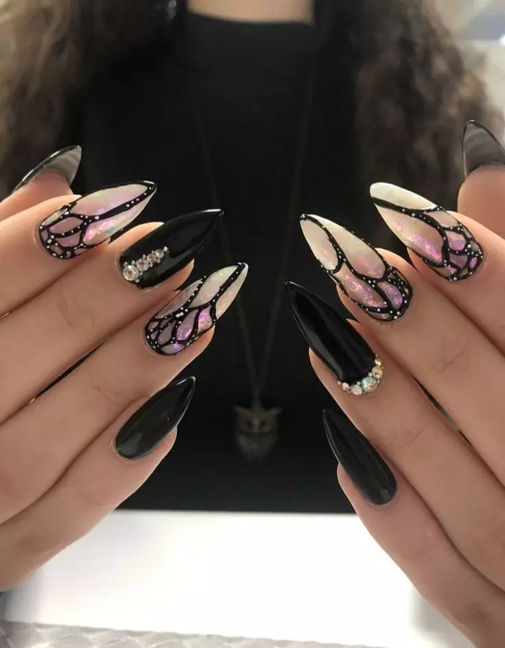 Black Nail Designs