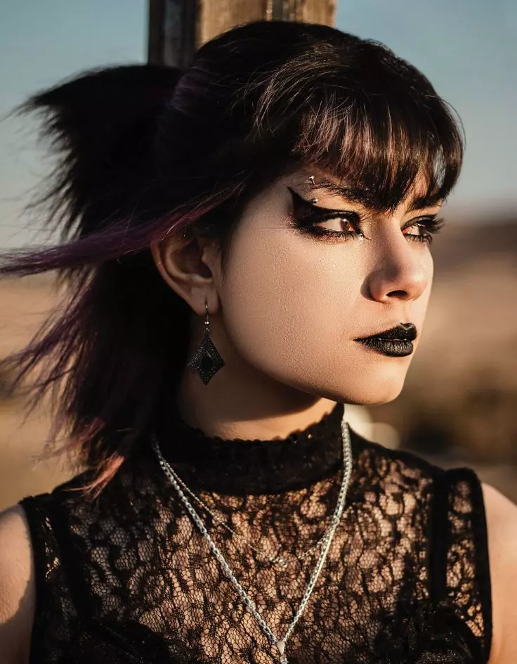 Soft Goth Alt Makeup