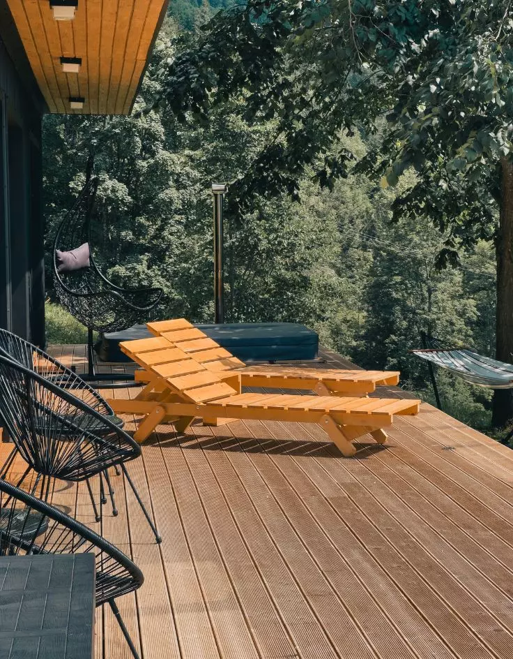 Brown Covered Deck Ideas