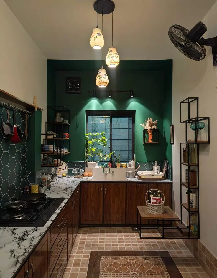 Paints & Primers Green Kitchen Cabinets
