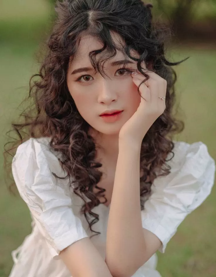 Curly Hair PFP Anime