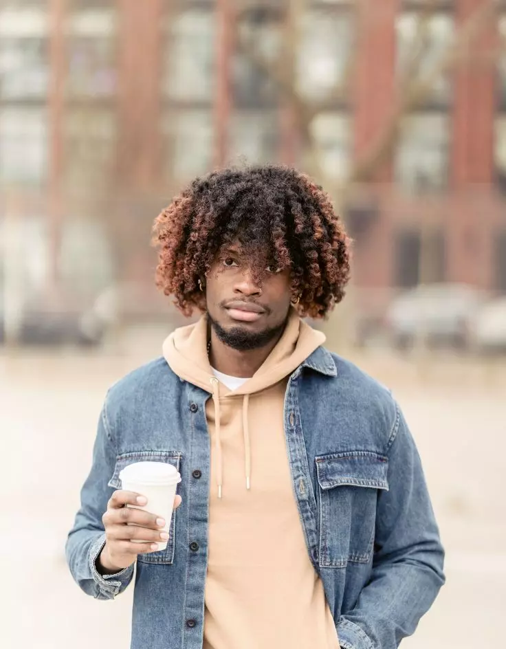 Anime Curly Hair Guy