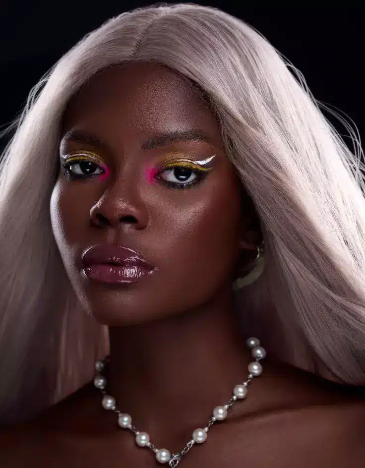 Powder Dark Eye Makeup