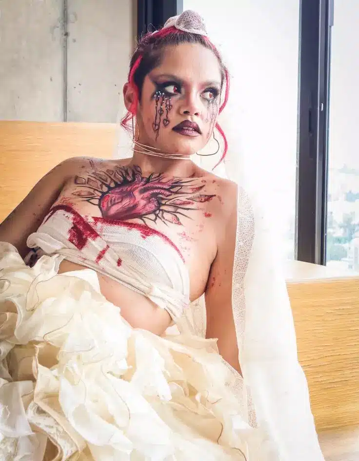Girl Vampy Makeup