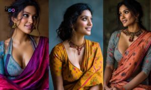 Saree Captions