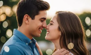 Caption for Couple Photo