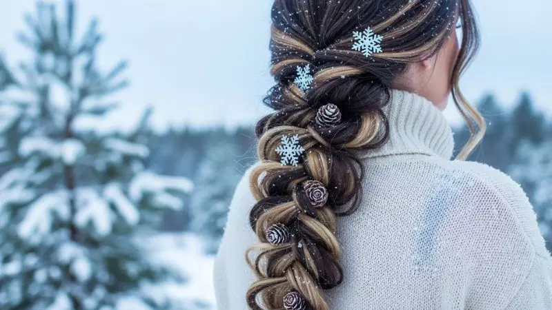 Winter Hair Braid