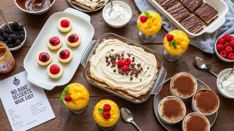 No Bake Dessert Recipes at Home