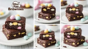 Mini Egg Brownies
