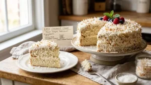 Easy Coconut Cake Recipe