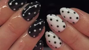 Black and White Nails