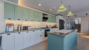 Green Kitchen Cabinet