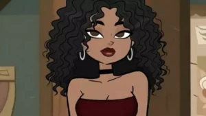 Curly Hair Cartoon